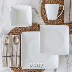 Overandback 32-Piece Squared Dinnerware Set