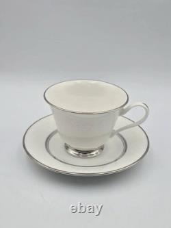 Oxford (Lenox) Bone China White Echo Platinum Trim Full Set
