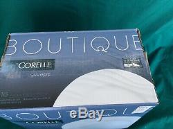 PRIVATE LISTING for theheggesuserid 20pc Corelle White SWEPT Dinnerware