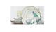 Peacock Garden Dinnerware Set (16-Piece) Plates Dishes Pottery Square Dinner