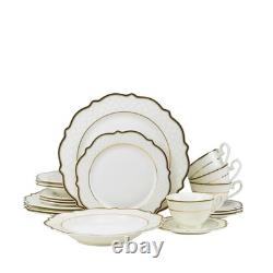 Peak View Collection GP6664-20, 20-Piece Bone China Dinnerware Set