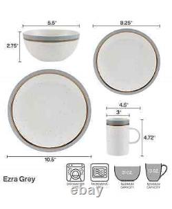 Pfaltzgraff G8250 Ezra Dinnerware Set 16-Piece