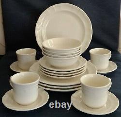 Pfaltzgraff Gazebo White 4 FIVE-PIECE PLACE SETTINGS 2 Sets Available