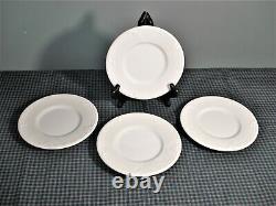 Pfaltzgraff Pearl Brocade Embossed White 20-Piece Service for 4 Dinnerware Set C