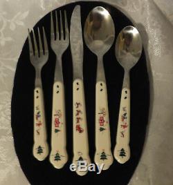 Pfaltzgraffsnow Villageservice For (4)silverware/ & Dinnerware, Beautiful