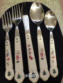 Pfaltzgraffsnow Villageservice For (4)silverware/ & Dinnerware, Beautiful