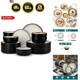 Plates and Bowls Sets, 24 Pieces Stoneware Dinnerware Sets for 8, Kitchen Dis