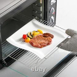 Plates and Bowls Sets, 26 Pieces Ivory White Porcelain Dinnerware Sets without M