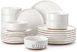 Plates and Bowls Sets, Modern Stoneware Dinnerware Set for Kitchen Dinner Set