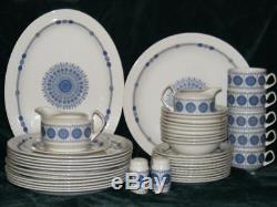 Pontesa Ironstone Spain Granada 42 Pc Dinnerware Set Platter Plate Gravy Bowl +