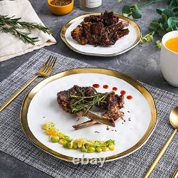 Porcelain 16 Piece Dinnerware Set, Service for 4 and Service For 4 White
