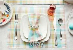 Porcelain Dinnerware Set White 16 PC 4 Place Settings Smooth Finish Traditional
