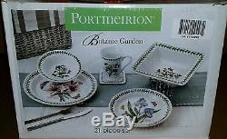 Portmeirion Botanic Garden 21 -piece Dinnerware Set