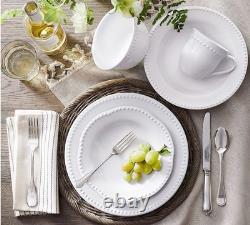 Pottery Barn-Emma Beaded Stoneware Dinnerware Sets