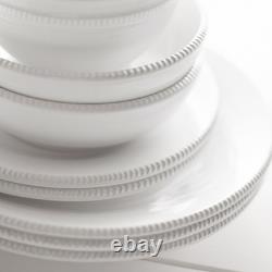 Pottery Barn Gabriella Stoneware 16-Piece Dinnerware Set Soup