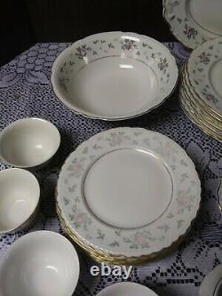 Princess China SWEET BRIAR 51pc Dinnerware Dishes Set Service For 7+