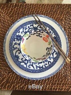 RALPH LAUREN Mandarin Blue Dinner Plates SET OF 8 new with tags