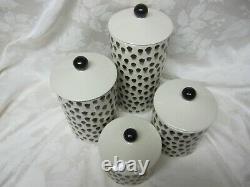 RARE 4PC Swid Powell Dots Designed by Rady and Mizuno Canister Set