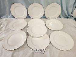 ROYAL ALBERT Val D'Or Dinner Plates, Set of 10, Made in England, NICE