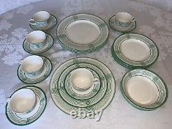 Ralph Lauren China Handkerchief Dinnerware (28 Pcs) Made in England