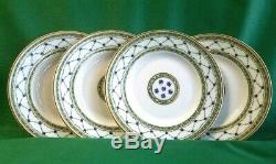 Raynaud China L'ALLEE DU ROY FOUR BREAD & BUTTER PLATES 6-1/2 Allee Royale