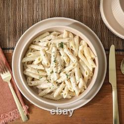 Reactive Glaze Stoneware Dinnerware Set Microwave Dishwasher Safe Unique Design