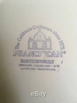 Retro Mid Century- Franciscan dinnerware- Picnic pattern
