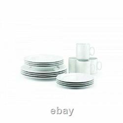 Revol Dinnerware set (16 pieces) Porcelain White Service for 4