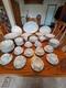 Rosemere By Japan Platinum Floral Porcelain China Dinnerware 90 Piece Grouping