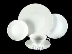 Rosenthal Classic Modern White Dinnerware, 20 pc, Service for 4, vtg