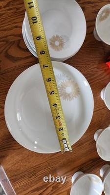 Rosenthal Continental Sunburst Vintage White Porcelain Dinnerware Set
