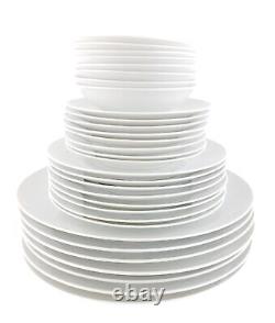 Rosenthal Germany Classic Modern White 51 Pc Dish Set Bowls Plates Cups Crm Sug