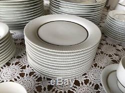 Rosenthal Germany-Studio-line Wirkkala-1960s-White Dinnerware Set 12 Places-89 P