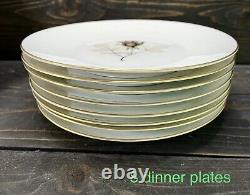 Rosenthal Shadow Rose China 62 Piece Dinner Set Mid-Century Modern Germany