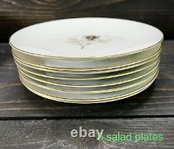 Rosenthal Shadow Rose China 62 Piece Dinner Set Mid-Century Modern Germany