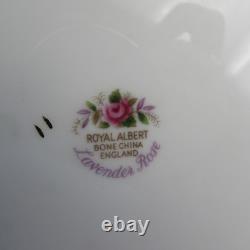 Royal Albert Bone China LAVENDER ROSE Dinner Plates Set of Eight