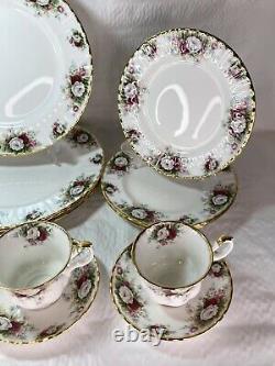 Royal Albert CELEBRATION 20PC Porcelain Dinnerware Set, 4 Place Settings England