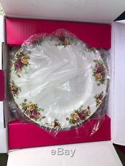 Royal Albert Old Country Roses 12 Piece Dinnerware Set New In Box