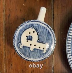 Royal China Currier & Ives Dinnerware Set Plates Bowls Cups Pepper Creamer Sugar