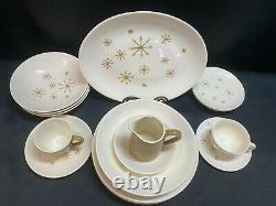 Royal China STAR GLOW Atomic Starburst Lot 18 Pcs Plates Bowls, Platter ++