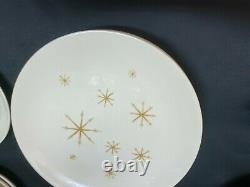 Royal China STAR GLOW Atomic Starburst Lot 18 Pcs Plates Bowls, Platter ++