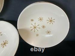 Royal China STAR GLOW Atomic Starburst Lot 18 Pcs Plates Bowls, Platter ++