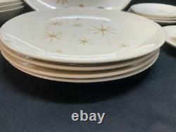 Royal China STAR GLOW Atomic Starburst Lot 18 Pcs Plates Bowls, Platter ++