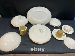 Royal China STAR GLOW Atomic Starburst Lot 18 Pcs Plates Bowls, Platter ++