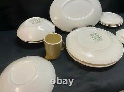 Royal China STAR GLOW Atomic Starburst Lot 18 Pcs Plates Bowls, Platter ++