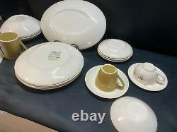 Royal China STAR GLOW Atomic Starburst Lot 18 Pcs Plates Bowls, Platter ++