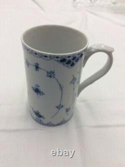 Royal Copenhagen Blue Fluted Half Lace Beer Mug