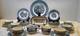 Royal Currier & Ives Dinner Set 6 Place Settings (33 Pieces) Plate Bowls Cups