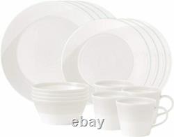 Royal Doulton (Originally 16pc) 1815 Dinnerware Set, White (Missing 2pcs)