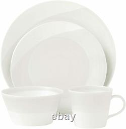 Royal Doulton (Originally 16pc) 1815 Dinnerware Set, White (Missing 2pcs)